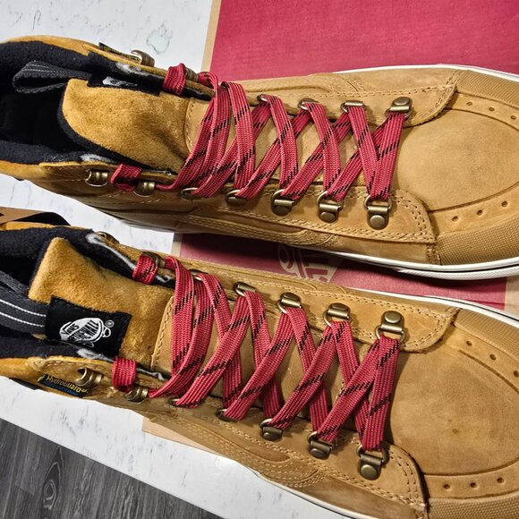 Vans Men's Sk8-Hi Dr MTE-2 Pop Lace Tan Brown All Weather Boots Size 10 NEW - Picture 3 of 8